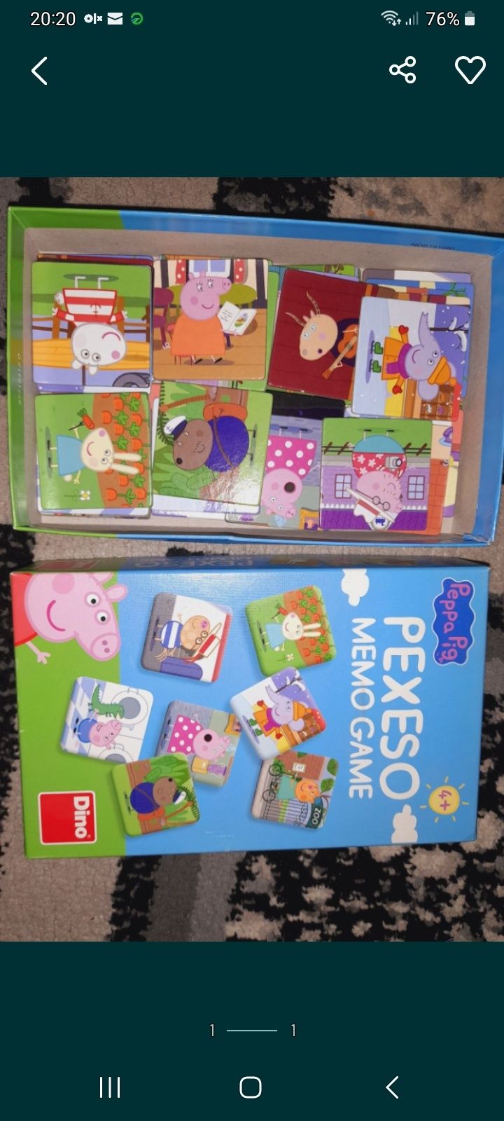 Joc de memorie pepa pig