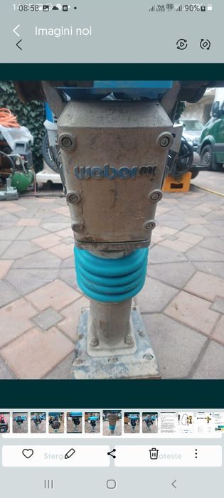 Mai compactor Weber cu motor Honda că nou