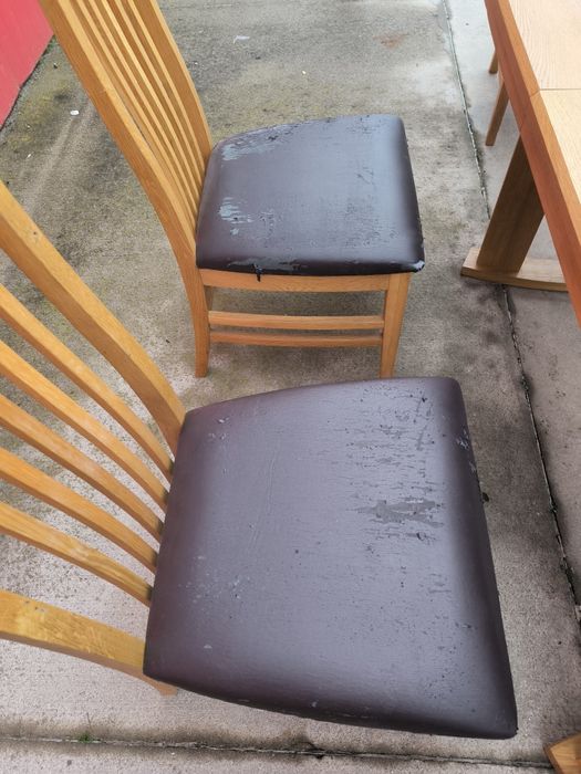 Масивна маса от Дъб+6 стола