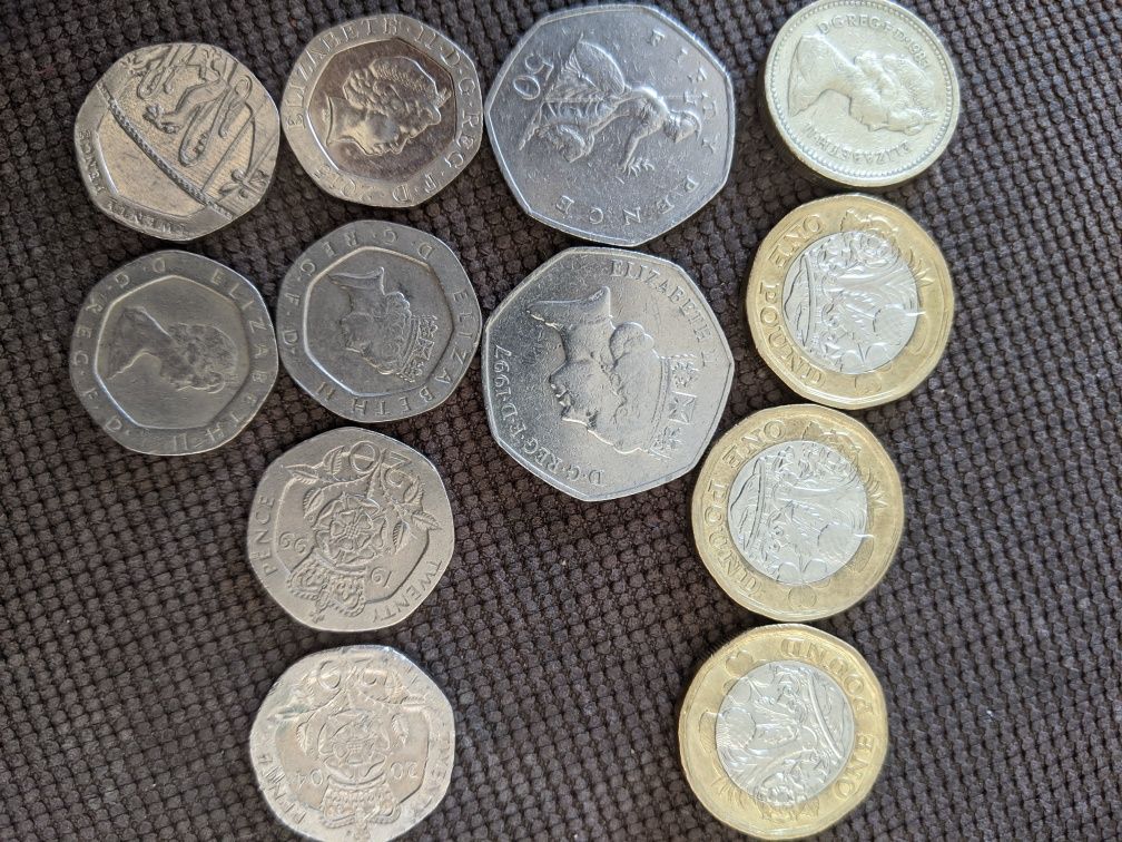 GBP - British Pound Монети Великобритания 53бр.