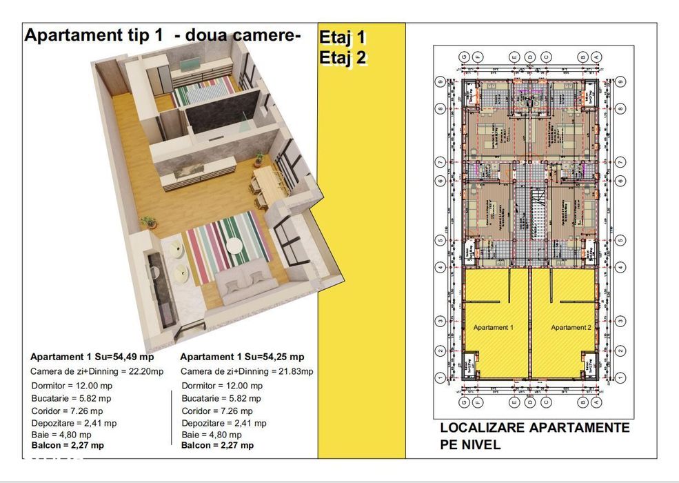 IMI Residence - Comision 0 - Apartament cu 2 camere, 55 mp