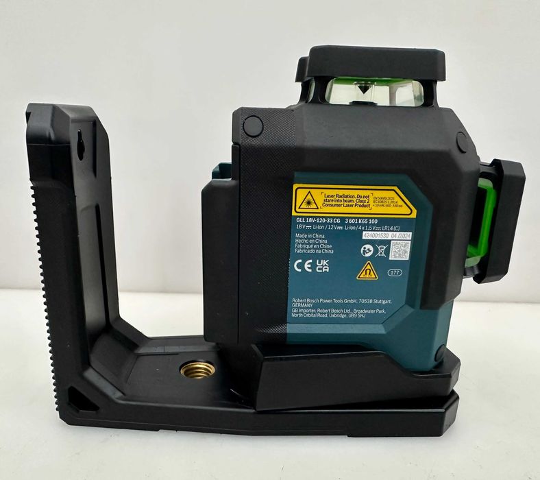 BOSCH GLL 18V-120-33 CG - Линеен лазерен нивелир с приемник като нов!