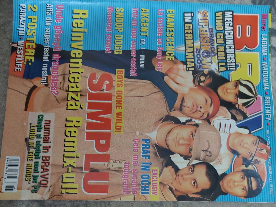 Revista Bravo cu Simplu pe coperta Smiley nr 2 / 2005