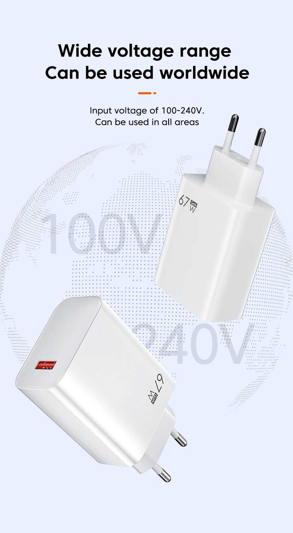 Incarcator 67W USB Fast Charger Xiaomi Ultra Redmi Note Charge Type C