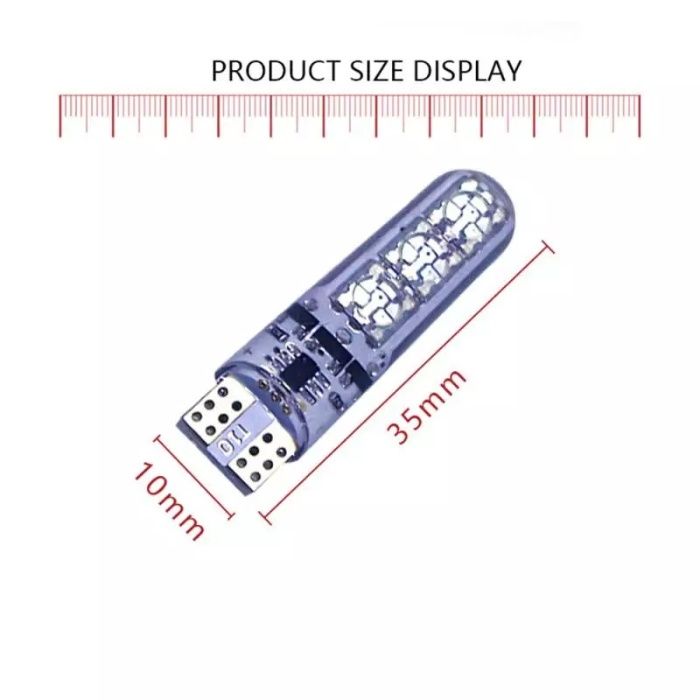 Диодни LED RGB габаритни крушки с дистанционно - габарит плафон номер