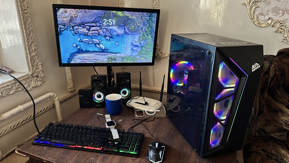 Sotiladi Kuchli Kompyuter To‘plami Gaming  Montaj uchun ideal