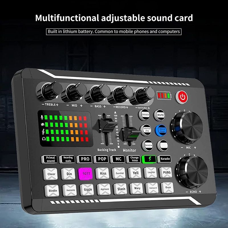 Mixer Audio cu efecte de sunet Consola DJ Bluetooth 5.0 Stereo