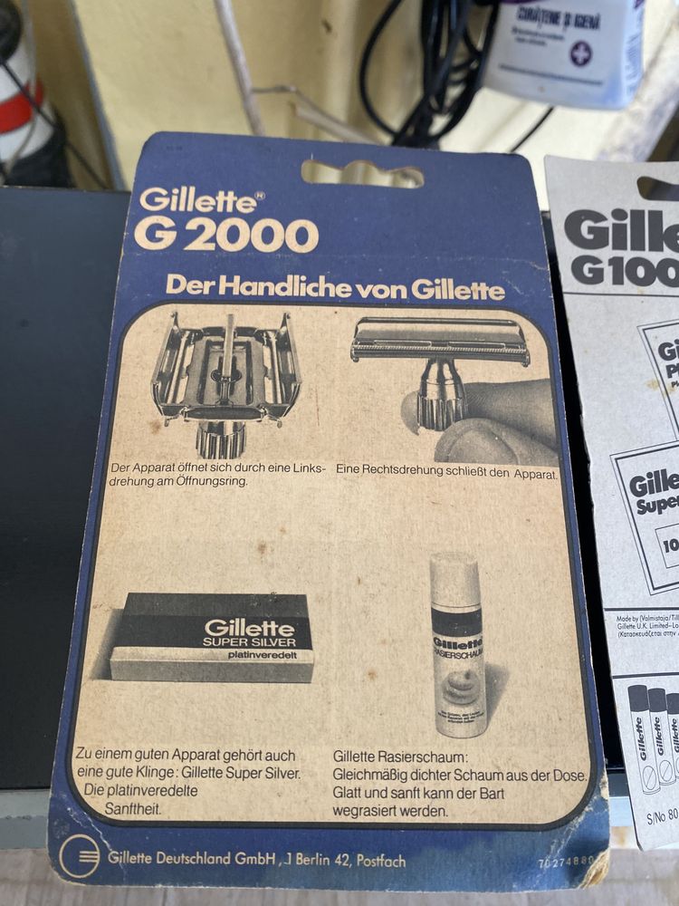 Aparate Gillette colectie