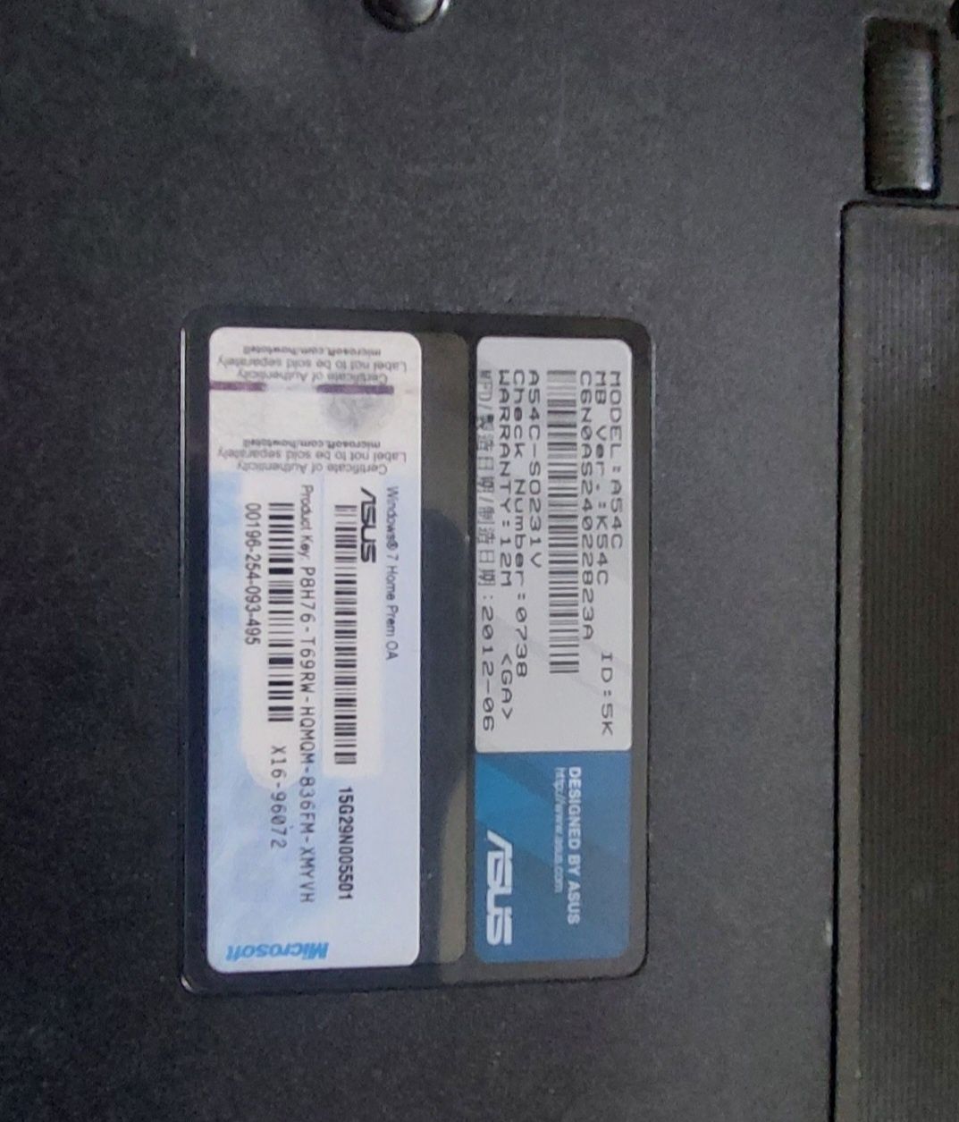 Laptop Asus Procesor i5