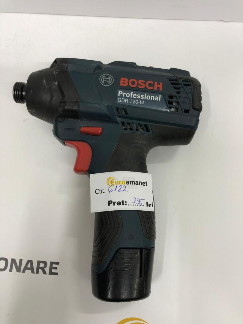 Masina de insurubat cu impact cu acumulatori Bosch GDR 120-Li -N-