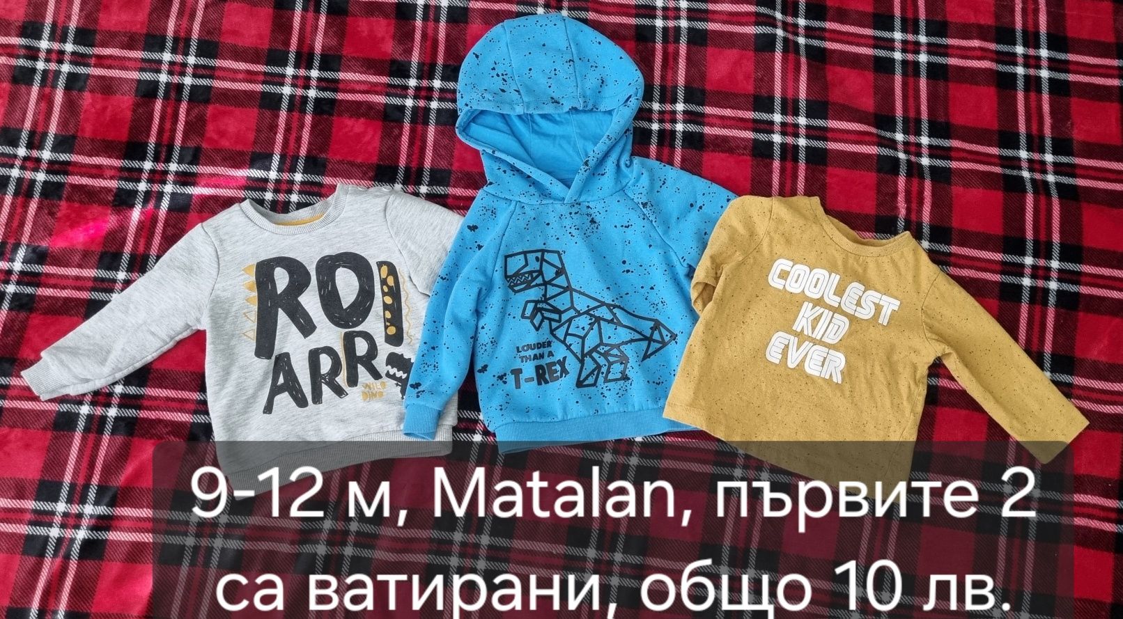 Дрехи момче 9-12 м, 74-80 см