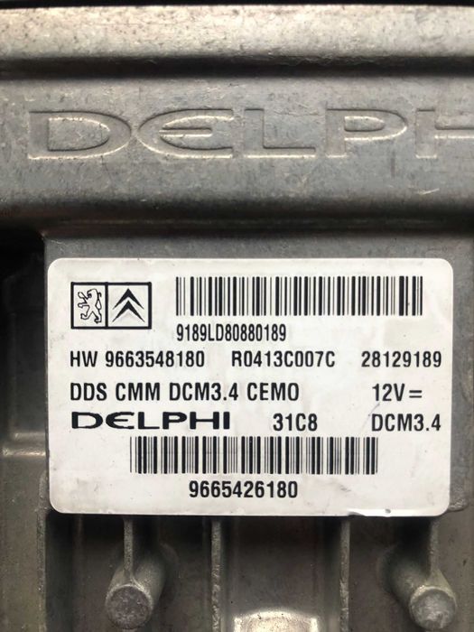 Calculator motor Citroen C5 2.0 HDi RHR  9663548180 / 9666266580