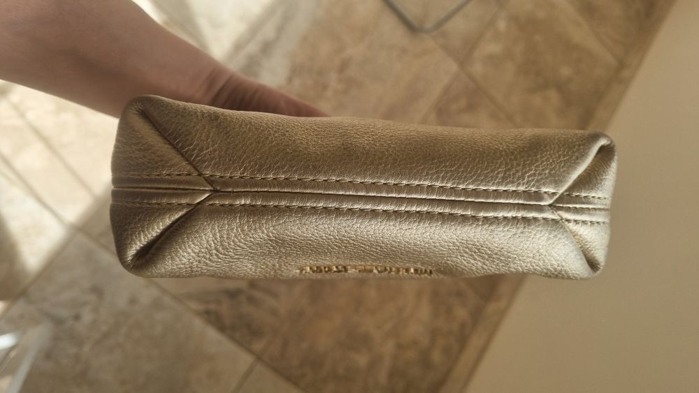 Michael Kors оригинална златиста чанта ест.кожа