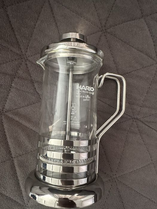 Hario Френска преса за кафе Японска изпълнение неръждаема стомана