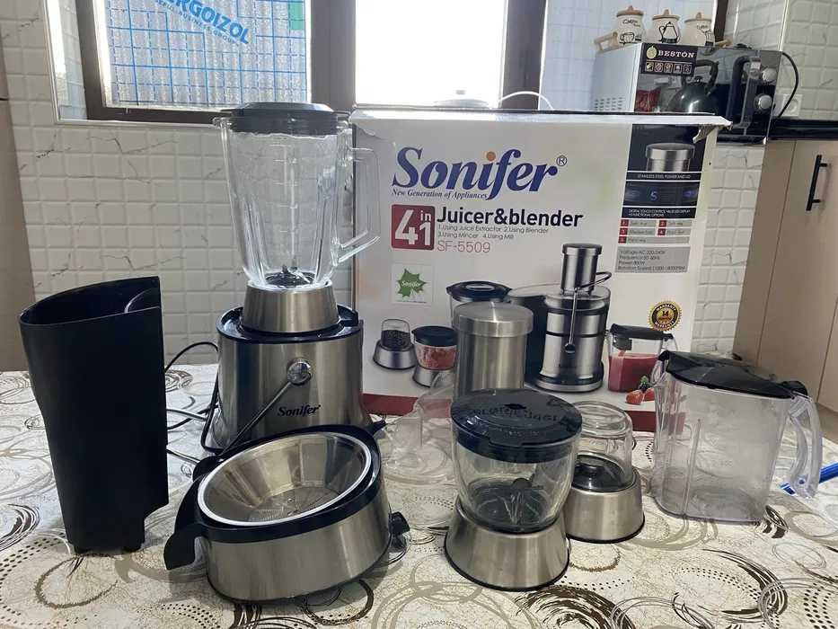 Blender 4-1da Sonifer SF-5509 — 800 Vt, zanglamas korpus.Dastavka bor!