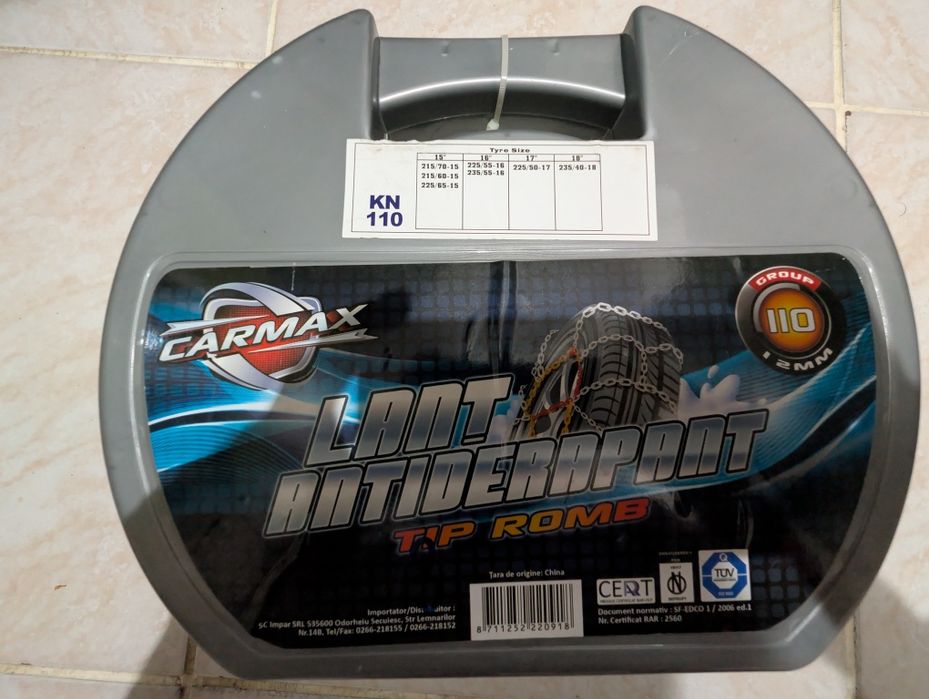 Lanțuri antiderapante 15", 16", 17", 18"