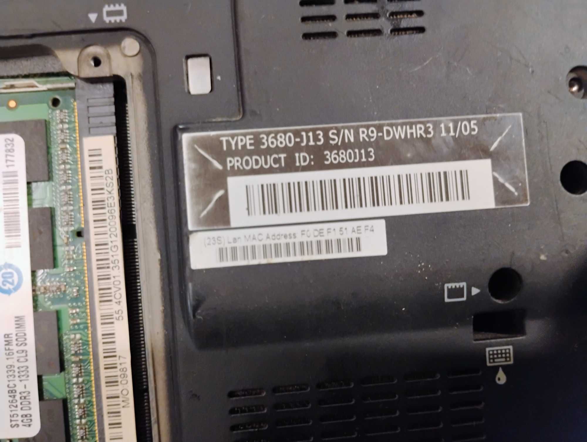 Лаптоп lenovo thinkpad x201