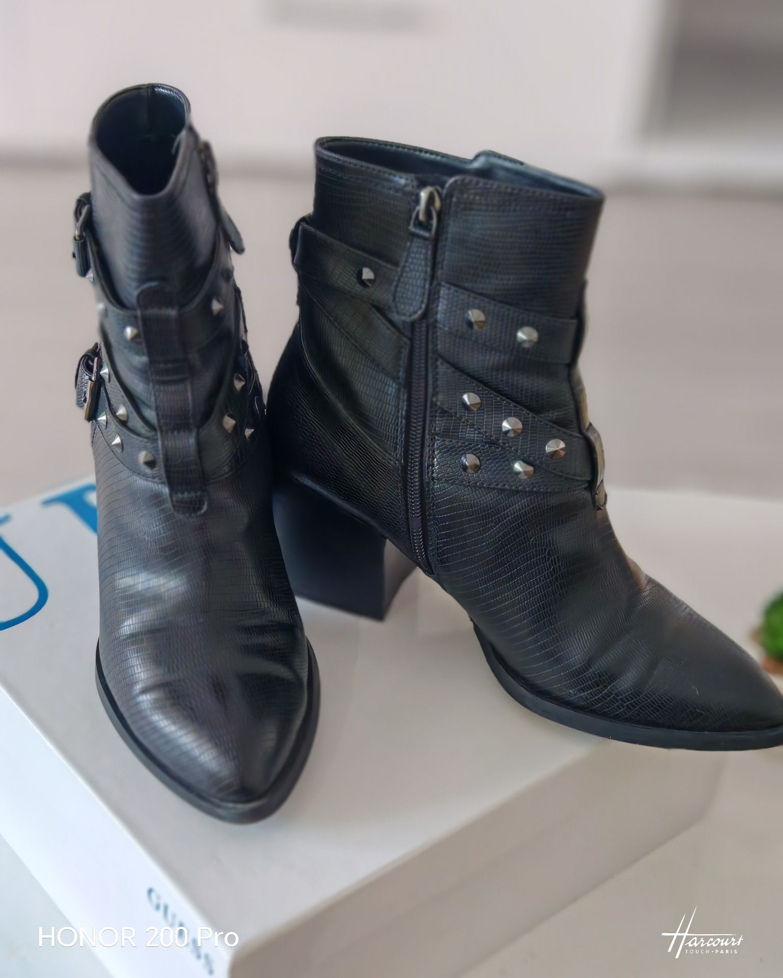 Botine Guess negre, 38