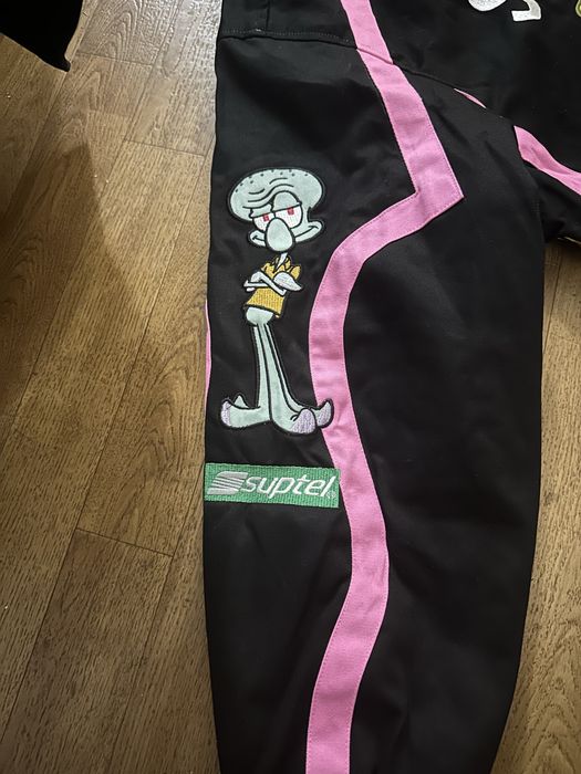 Supreme x SpongeBob SquarePants Jeff Hamilton Racing Jacket
