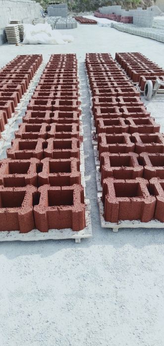 Шлакоблок ,заборные,прессование, универсальный, калона тумбы