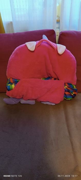 Sac de dormit cu perna, tip jucarie pt fetite