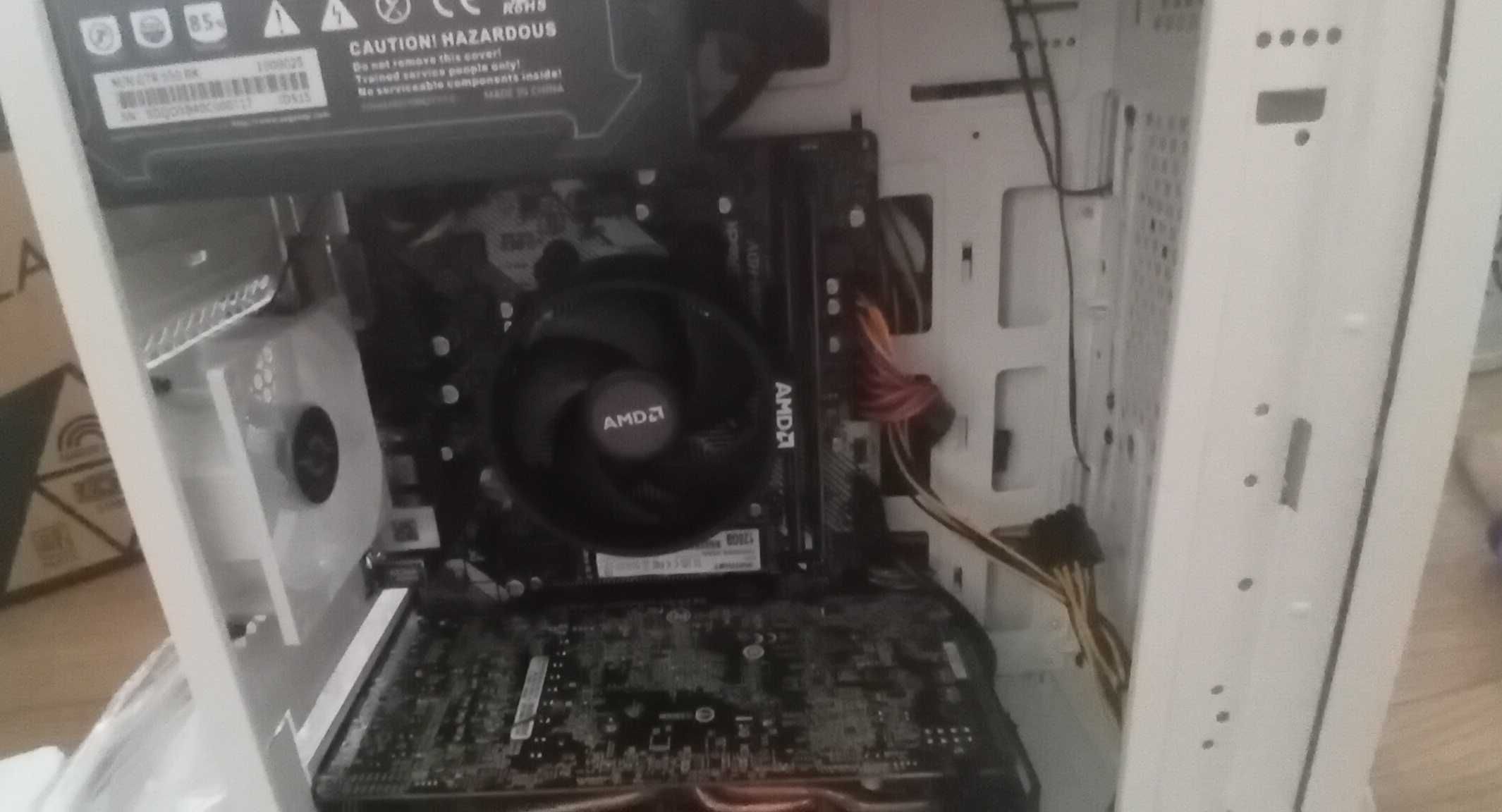 PC Gaming R5 5500 / RX 580 8GB / 16GB RAM / SSD+HDD / Win 11 Pro– Nou!