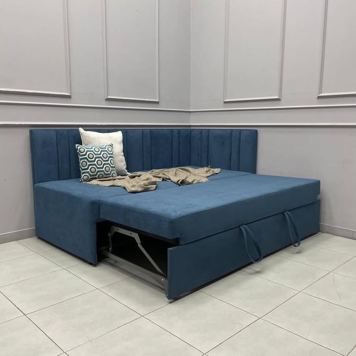 Угловая деткая мягкая кровать Molly