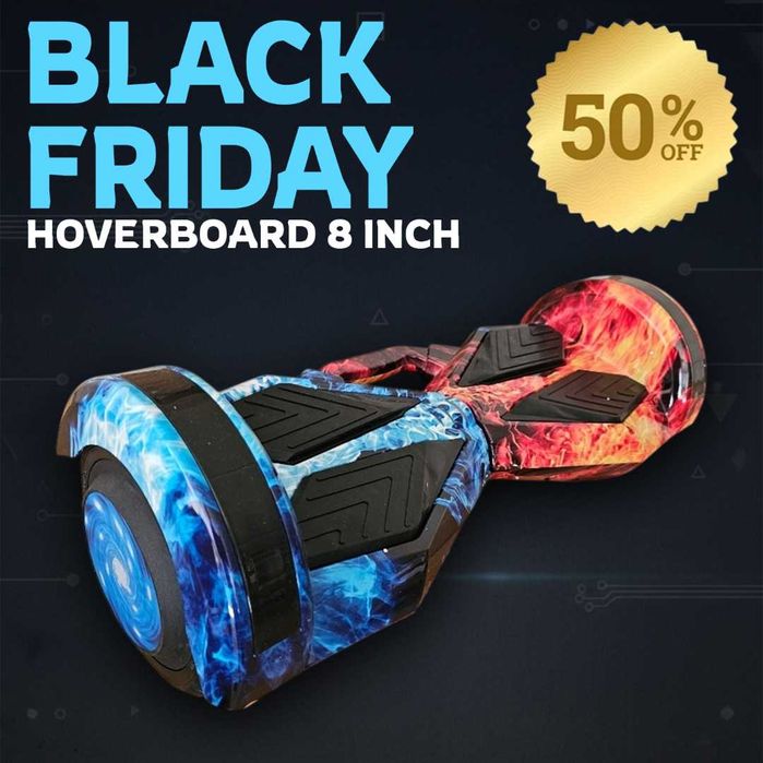 - 50 % Black Friday Намаление на Ховърборд от Вносител