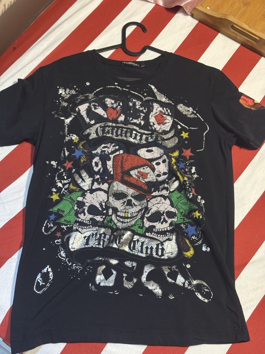 тениска с як принт