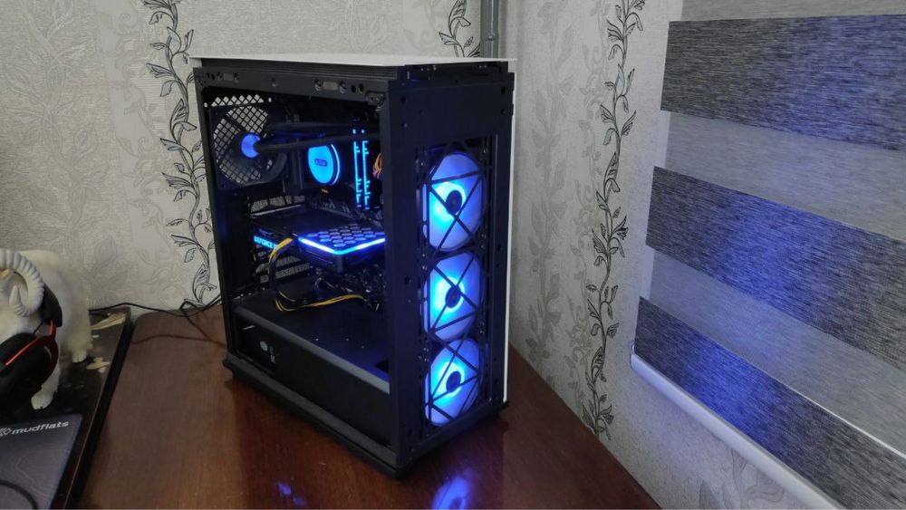 ИГРОВОЙ СЕТАП i7 11700 RTX3060Ti 32gb ddr4 МОНИТОР 2К Клава+мышь+уши