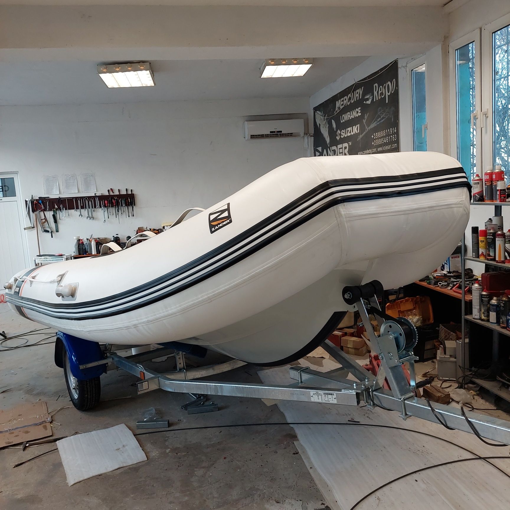 Нови РИБ лодки с алуминиев корпус PVC1.2MM ZANDER ARIB420