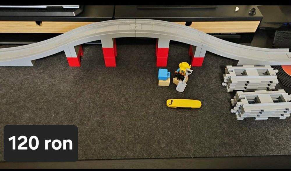 Lego duplo pod si sine de cale ferata