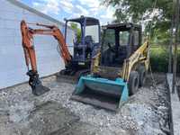 Miniexcavator miniincarcator bobcat transport basculabil sapaturi