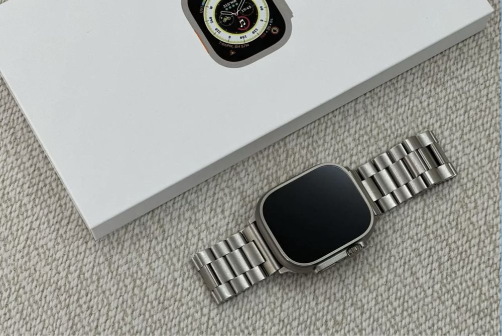 Смарт-часы Apple Watch Ultra Medium Alpine Loop серый-белый