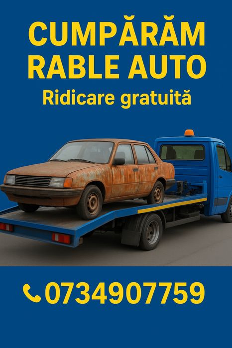 Colectare rable auto pentru fier vrchi si dezmembrari