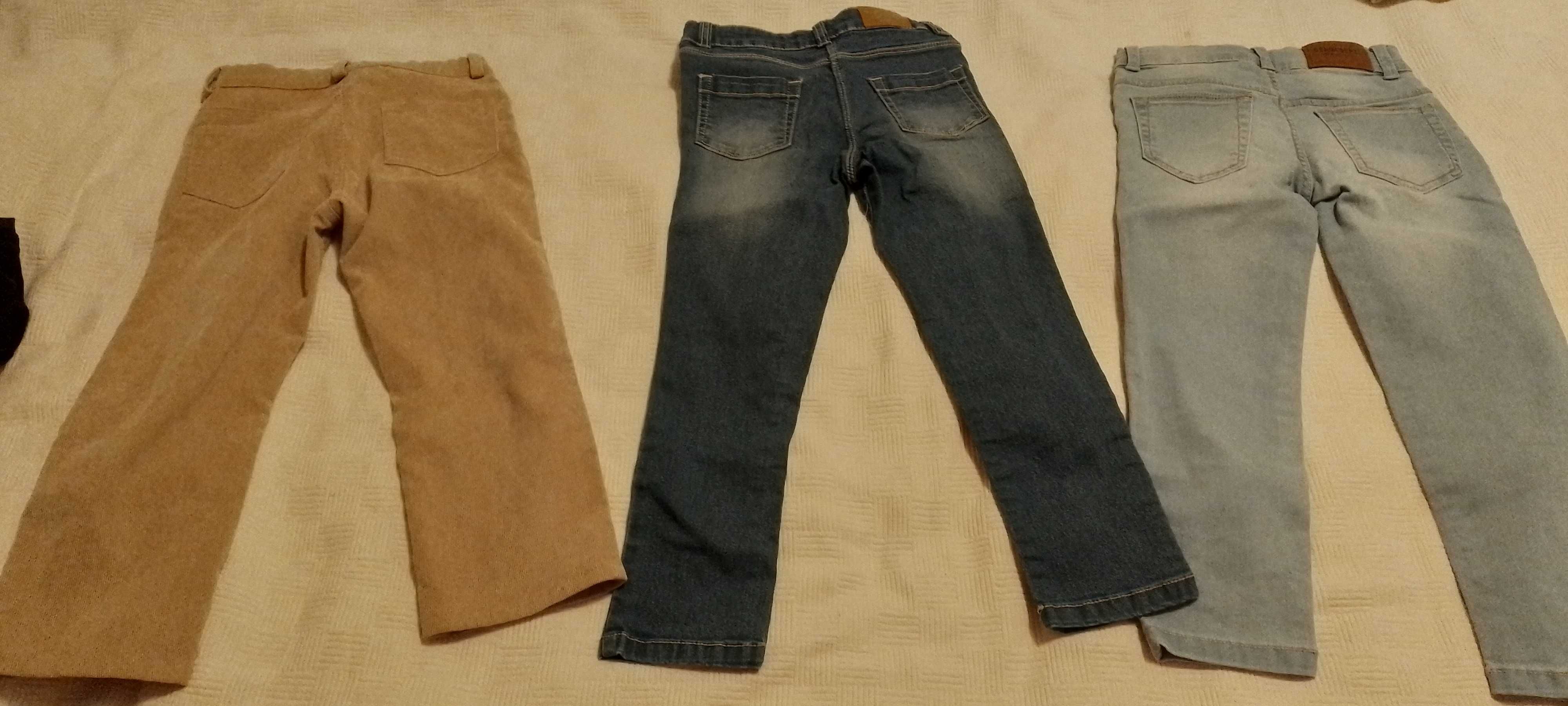 3 perechi pantaloni copii 4-5 ani