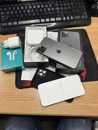 iPhone 11 Pro Max Full Box liber retea factura cutie airpods ca nou 10