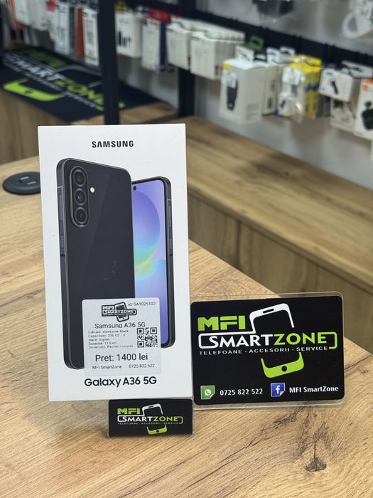 Samsung A36 5G Black 256Gb - Nou - Sigilat - Garantie 12 luni