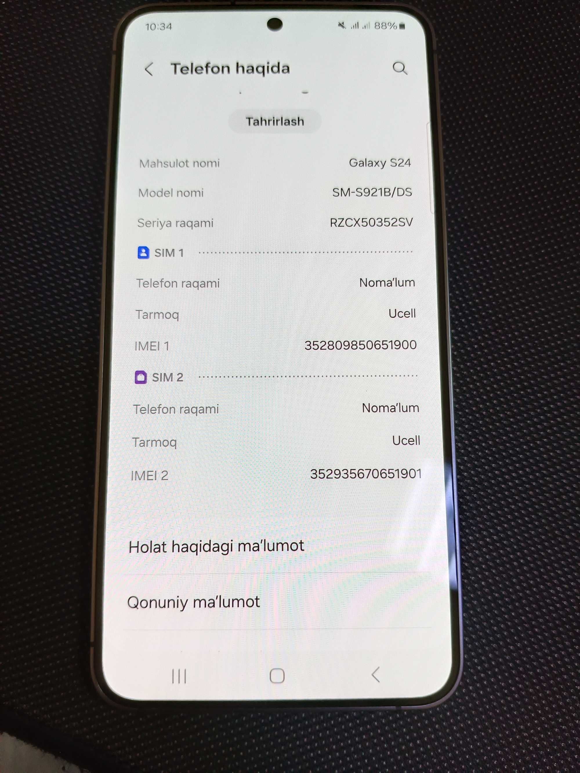 Samsung s24 8/256