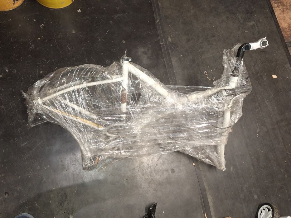 Cadru plus ghidon bicicletă btwin