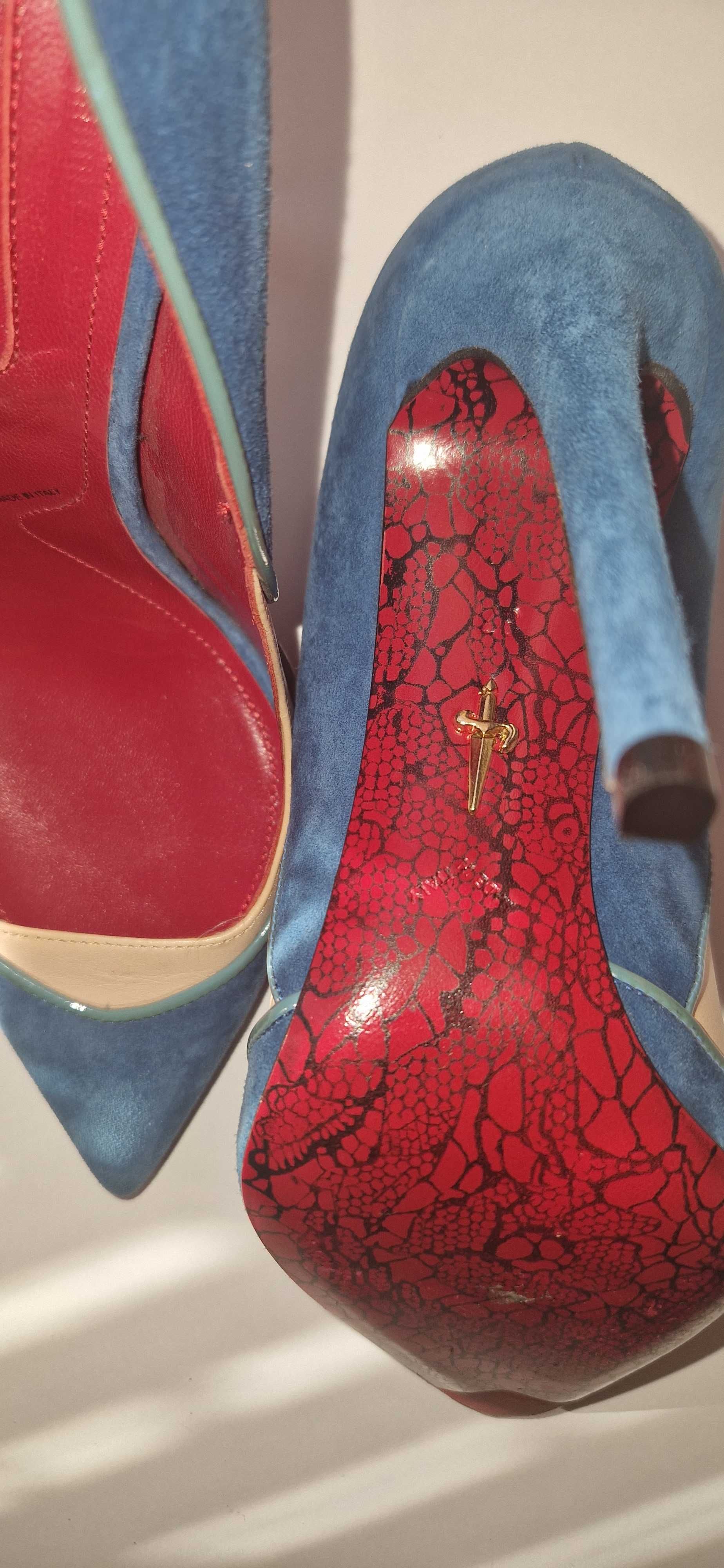 Pantofi stiletto Cesare Paciotti deosebiti 37  originali