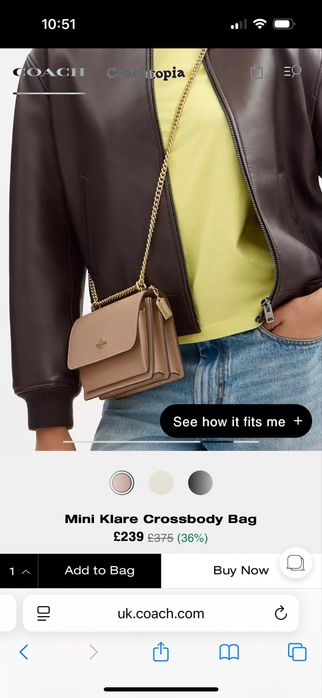 Coach Klare чанта