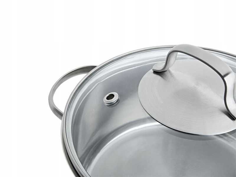 НОВИ! Комплект тенджери 5 части с капак неръждаема стомана