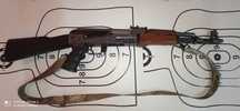 Replica airsoft AK cu upgrade P2 +acumulator +4 încărcătoare+cure NEG