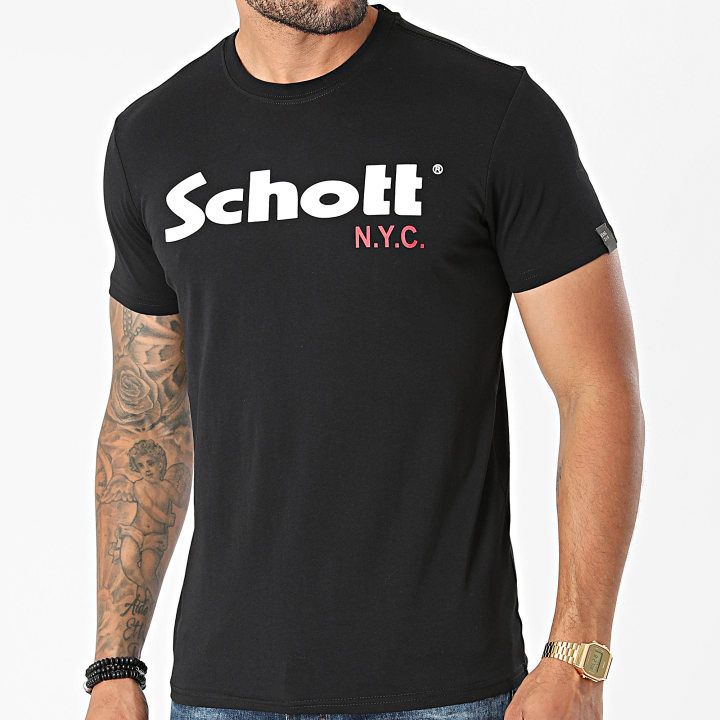 Fanatics MLB New York Mets / Schott NY ОРИГИНАЛНИ мъжки тениски - S/M