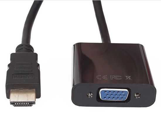 Преходник от HDMI към VGA DigitalOne SP00071 Адаптер HDMI към VGA Adap