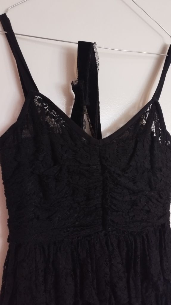 Дантелена черна рокля Dolce & Gabanna