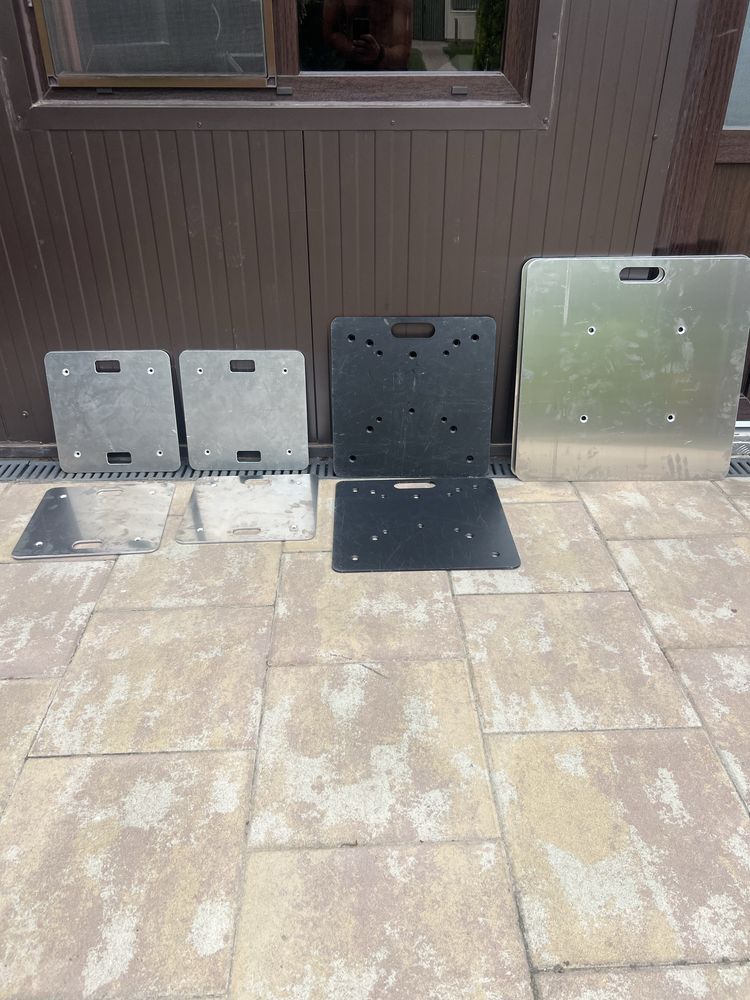 Base plate aluminiu/ fier