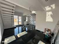 Penthouse cu scara interioara, 3 camere si 2 bai, disponibil imediat.