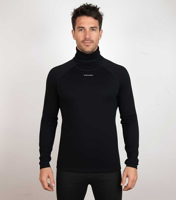 Icebreaker 300 Roll Neck - Оригинална мъжка блуза / поло р-р M